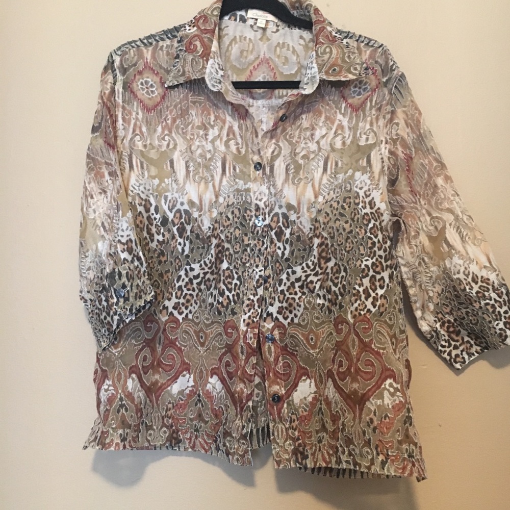 Safari shirt - Carole Baskin style 😉